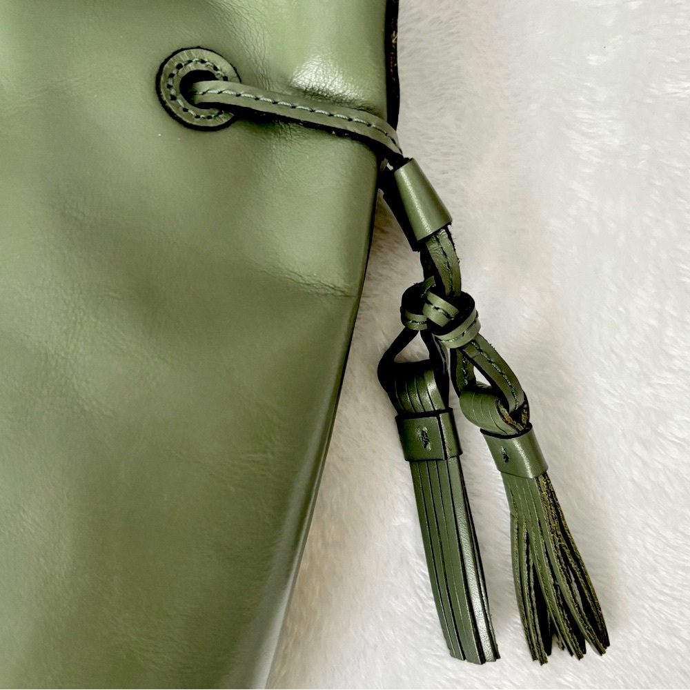 PATRICIA NASH Kemble Genuine Leather Sage Tote Shoulder Bag—NWT - Picture 6 of 16
